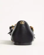 Valentino Mary-Jane Bowow Ballerina In Kidskin With Studs - Image 2
